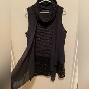 Black Cowl Neck Dress